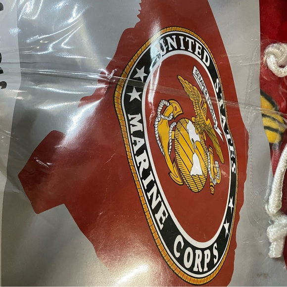 United States Marines Queen Blanket Luxury Plush - Picture 3 of 4